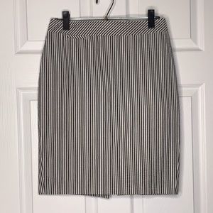 J.Crew seersucker pencil skirt